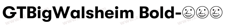 GTBigWalsheim Bold字体转换